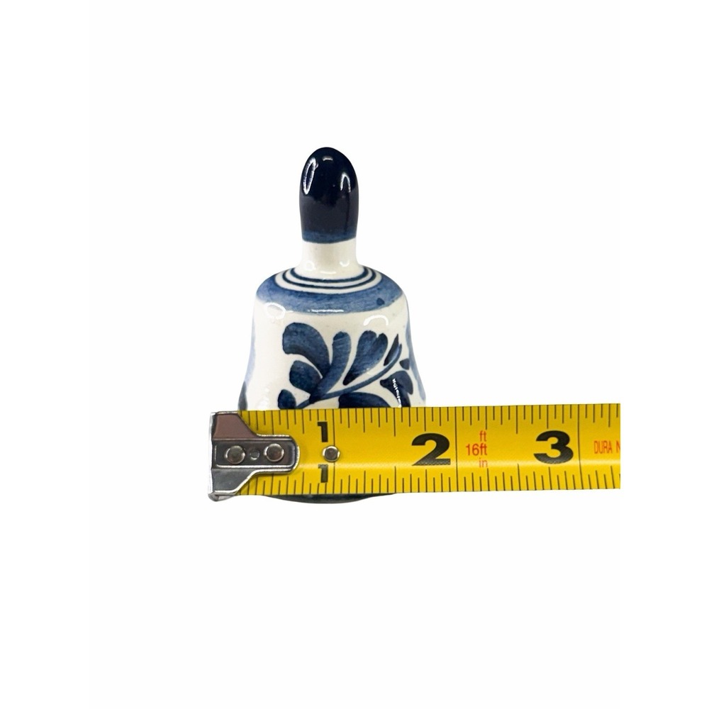 Delft Holland Blue White Ceramic Souvenir Bell Hand Painted Windmill Pottery EUC - Picture 7 of 7